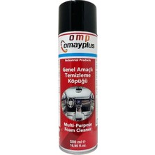 OMP Omayplus Genel Amaçlı Temizleme Köpük Sprey (Torpido ve Döşeme Temizliği) 500 ml