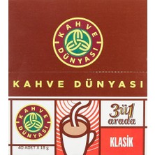 TeknoKapsül Kahve Dünyası 3'ü 1 Arada Klasik Hazır Kahve 40'lı