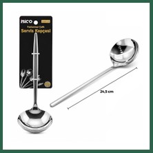 Vintessy Vıntessy Krom Metal Servis Kepçe 24.5 cm BZS01