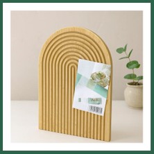 Vintessy Vıntessy Bambu Servis Tepsisi Sunum Tahtası 22X32 cm (Çift Taraflı) BZS01