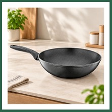 Vintessy Vıntessy 28 cm Granit Şef Tava BZS01