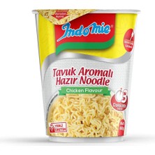 TeknoKapsül Indomie Bardak Tavuklu Noodle Koli 24'lü (60 gr x 24 Adet)