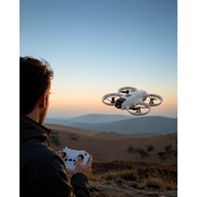 Teknodayım Kameralı Mini Drone Uzun Şarj Süreli Işıklı Akıllı Uçuş Sistemli UCZZZS11DRONE-6