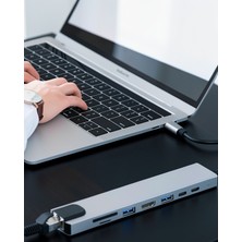 Vavis Usb-C Çoklu Port Hub Uczzzmacbookdönüştürücü-5