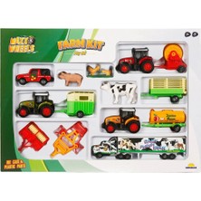 Marka Kolik S00019404 Sun-Pıo-Mxx-Dc Çiftlik Set Traktörlü 14 Prç Byk