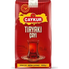 TeknoKapsül Çaykur Tiryaki Türkischer Schwarzer Tee, Kräftiger Aufguss, Tiefrötliche Farbe & Vollmundiges Aroma, Hochland-Teeblätter, Loser Naturtee 1000G