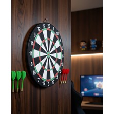 Vavis Ahşap Dart Tahtası 12 Inç 4 Dart Ok Seti UCZZZ12İNÇDART-1