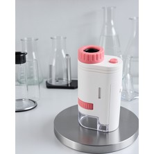 Vavis Eğitici Taşınabilir Mikroskop 80X-200X Yakınlaştırma Uczzçocukmikroskobu-4