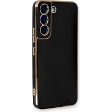 Vavis Samsung Galaxy S22 Plus Kılıf Volet Silikon - Siyah