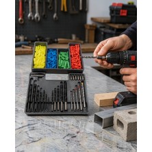 Fantastik Store Matkap Ucu Seti Organizerlı Çok Amaçlı Delme Uçları Uczzzdebeluc-8