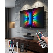 Fantastik Store Rgb LED Şerit 5 Metre Uzaktan Kumandalı 5050 UCZZZ5METRE3ŞERİTLİLED-1