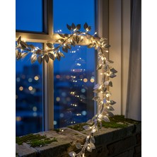 Fantastik Store Pilli Gümüş Yaprak LED Işık Uczzzyaprakledışık-3