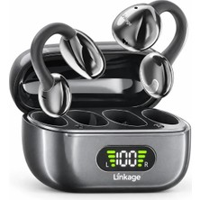 TemmuzX Lkb-45 Ows Açık Kulak Bluetooth 6.0 Kablosuz Kulaklık, Siyah