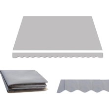 TemmuzX Teras, Bahçe, Güneş Koruması, Su Geçirmez Polyester Branda, 3 x 2 M Tenteler Için Bu Yedek Kumaş, 4,5 x 2 M (6,5 x 2 M (21,3 x 6 Cm)