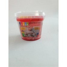 TemmuzX Südor Kinetik Kum, 500 Gr, Kırmızı, Kovalı