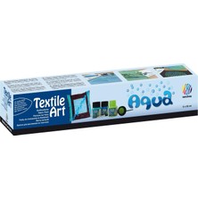 TemmuzX Nerchau Textile Art Kumaş Boyası Seti Aqua 6X20ML
