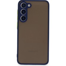 Fantastik Store Samsung Galaxy S23 Kılıf Montreal Silikon Kapak - Lacivert