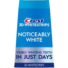 TemmuzX 3D Whıtestrıps Dental Notıceably Whıte 20 Strıps Diş Bandı