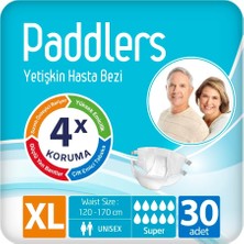 TemmuzX Yetişkin Hasta Bantlı Bez X-Large 30 Adet – Sızdırmaz, Yüksek Emici