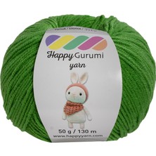 TemmuzX Gurumi Amigurumi Örgü Ipi 50GR 130MT Canlı Yeşil