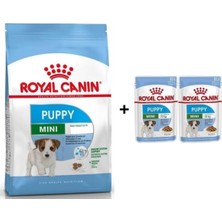 TemmuzX Mini Puppy Yavru Köpek Maması 4 kg + 2 Adet 85 gr Yaş Mama Hediye