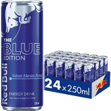 TeknoKapsül Red Bull Enerji Içeceği, Yaban Mersini, 250 ml (24'lü Paket, 24 x 250 Ml), Enerji, Kutu
