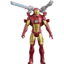 TemmuzX Hasbro E7380 Marvel Avengers Titan Hero Serisi Blast Gear Iron Man, 30 cm Büyüklüğünde Figür, Starter, 2 Aksesuar ve Mermi, 4 Yaşından Itibaren