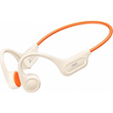 TemmuzX RB-S18 Kemik Iletimli Bluetooth 5.4 Kablosuz Spor Kulaklığı - Açık Kulak Tasarımlı RB-S18 Turuncu