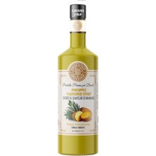 TemmuzX Premium Ananas Aromalı Şurup 700 ml - Cam Şişe
