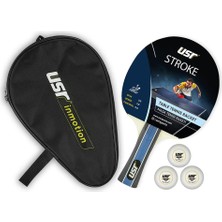 TemmuzX Stroke-Rc Masa Tenisi Raket + 3 Top + Kılıf Set