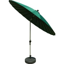 TemmuzX Bu Dış Mekan Güneşliği, 2,5 Metrelik (8,2 Ft) Bir Bahçe Şemsiyesi, Büyük, Döner ve Dekoratif, Tek Beden (B)