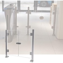 TemmuzX Ticari Güvenlik Bariyeri – Salıncak Kapılar Için Akrilik Korkuluk, Ofisler, Kütüphaneler ve Diğer Alanlar Için Ideal – El Bariyerleri (50 x 100 Cm) –