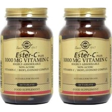 TemmuzX Ester-C Plus 1000 Mg Vitamin C, 60 Tablet, 2 Adet