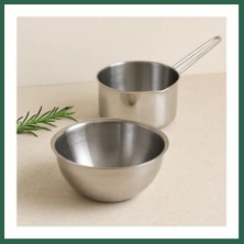 Vintessy Vıntessy Paslanmaz Çelik 2'li Sosluk ve Sütlük Seti (14CM & 17CM) BZS01