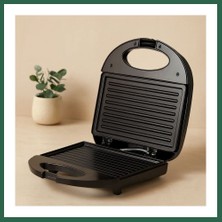 Vintessy Vıntessy Mini Elektrikli Tost Makinesi (2 Dilim) 750W Yapışmaz BZS01