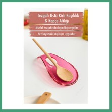 S'82 Akrilik Mürdüm Tezgah Üstü Kirli Kaşıklık & Kepçe Altlığı BZS82