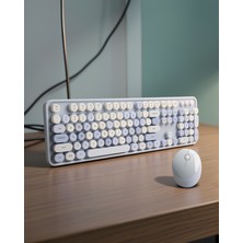 Kablosuz Klavye Mouse Seti Mavi UCZZZQW02KLAVYEMOUSE-5