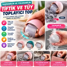 Marka Kolik Taşınabilir ve Yıkanabilir Tiftik ve Tüy Toplayıcı Kıl Toz Elbise Tiftik Temizleyici Top