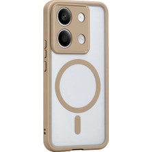 Marka Kolik Xiaomi Redmi Note 13 5g Loji Magsafe Kapak - Çöl Titanyum