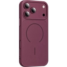 Marka Kolik Apple Iphone 18 Pro Azus Magsafe Kapak - Bordo