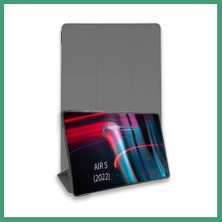 S'82 iPad Air 5 (2022) Kılıf Tablet Smart Kılıf - Koyu Gri BZS82