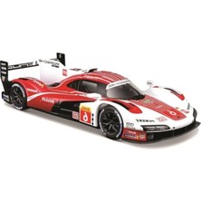 Myg Plus 1:24 Ölçekli Porsche Model Araba, Kırmızı ve Beyaz