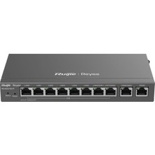 Ruijie Ruıjıe Reyee RG-EG210G-P 10 Port Gıgabıt 600MBPS Cloud Yönetilebilir 70W Poe Router Budos