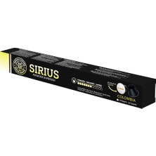 TeknoKapsül Sirius Premium Single Origin Kapsül Kahve Colombia-7 (Nespresso Uyumlu) - 10 Adet