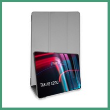 S'82 Samsung Galaxy X200 Tab A8 10.5 Kılıf Tablet Smart Kılıf - Gri BZS82