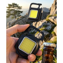 Pk Wear Mini LED Anahtarlık Fener Şarjlı Mıknatıslı Uuczzztaşınabilirışıkkkk2