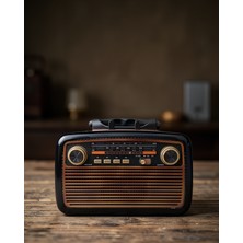 Aparim Ahşap Radyo LED Işıklı Tf Sd USB Girişli UCZZZZKTF1467RADYOOOO2