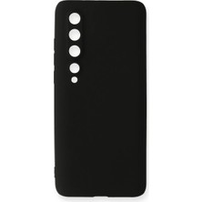 Aparim Xiaomi Mi 10 Kılıf First Silikon - Siyah