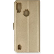 Aparim Reeder P13 Blue Kılıf Trend S Plus Kapaklı Kılıf - Gold