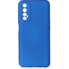 Aparim Realme 7 Kılıf First Silikon - Mavi